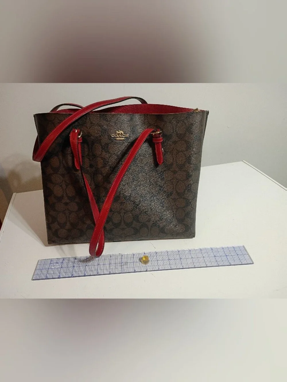 Coach Large Signature Tote Purse